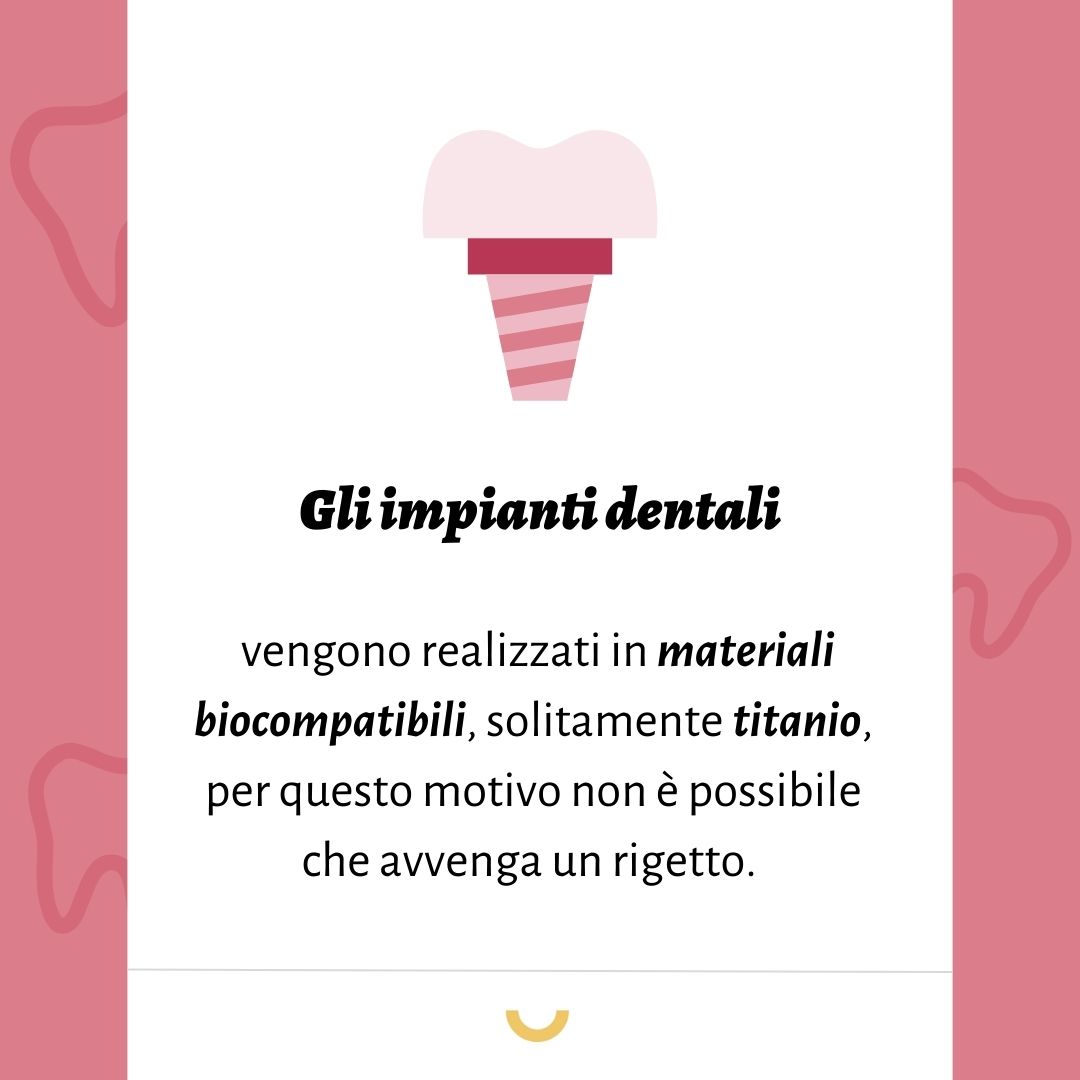 rigetto impianti dentali